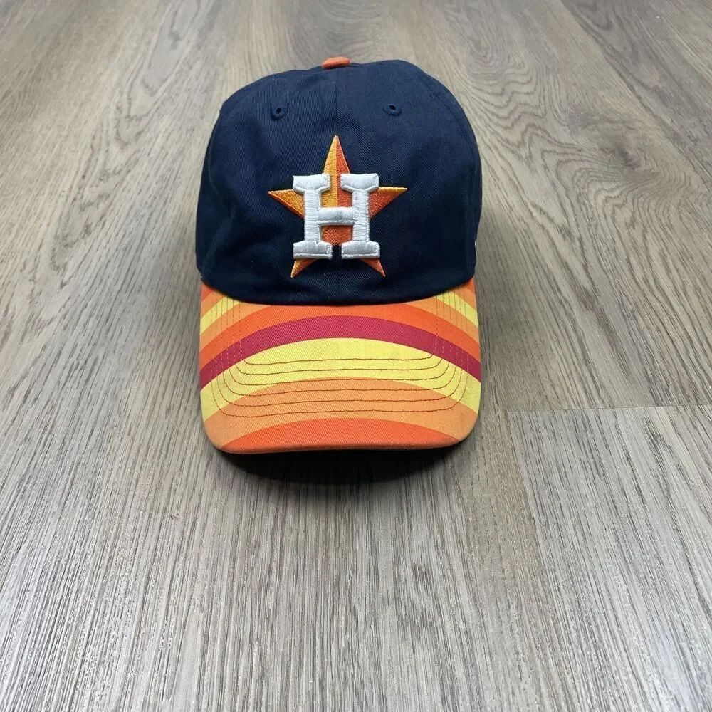 Houston Astros Hat Cap Strap Back Cooperstown Mens MLB Baseball Retro